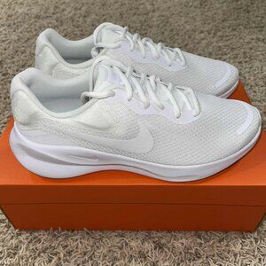 Nike Women's Revolution 7 Road Running Shoes White FB2208-100, Size 9 (New)